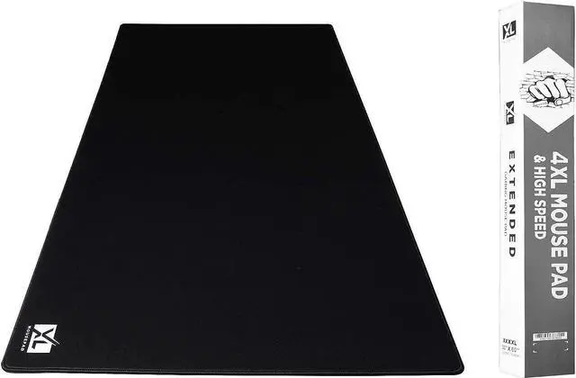 Main image of Big Desk Mouse Pad Extra Large for Gaming(60'' x 30'') - Super Thick Giant Mousepad for Full Desk with Rubber Base (Black, 4XL)