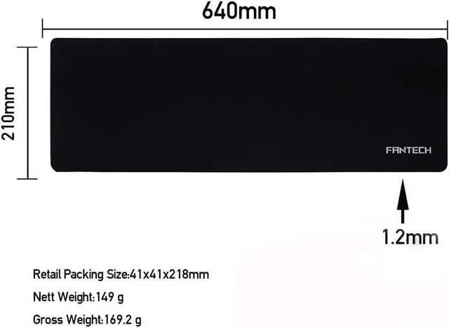 Alt view image 6 of 7 - Large Gaming Mouse Pad Extended Mouse-Mat Non-Slip Rubber Base for Laptop Notebook Computer Desktop PC Gamer Office