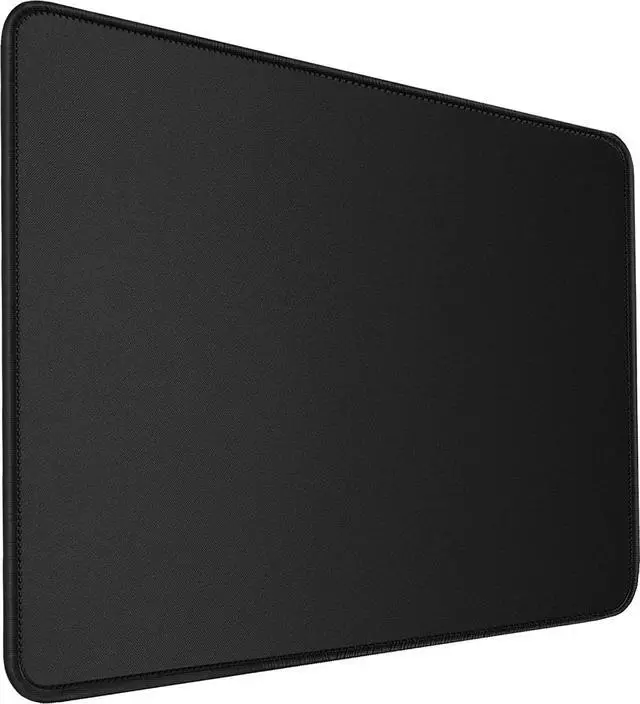 Main image of Mouse Pad Large Gaming Mouse Pad with Double Stitched Edges 14.9 x 11.7 inches Premium-Textured & Waterproof Mousepad Nonslip Natural Rubber Base Mouse pad for Laptop Computer Office Home Black