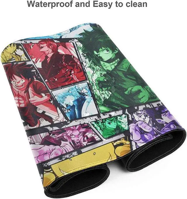 Alt view image 4 of 5 - One_Piece Mouse Pad Anime Mouse Pad Gaming Mouse Pad Large Mouse Pad Extended Desk Mat Desk Pad for Keyboard and Mouse Suitable.15.735.4 in C