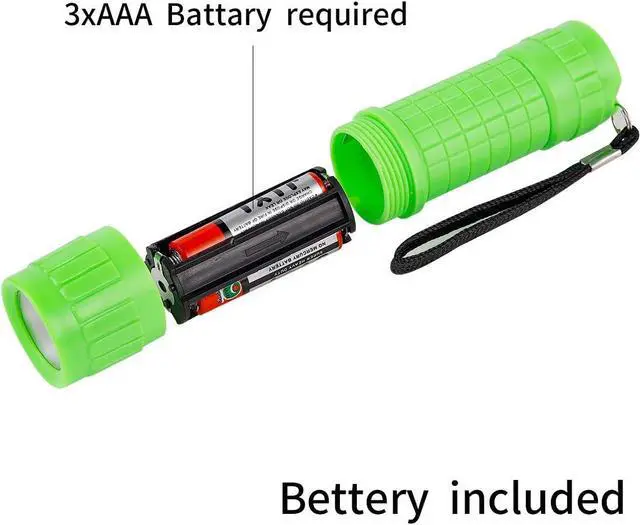 Alt view image 5 of 7 - Small Mini Flashlights Pack of 30 Assorted Colors New Type Cob Light With Battery