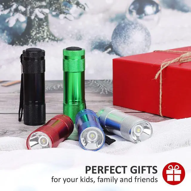 Alt view image 2 of 7 - FASTPRO 20-Pack 100 Lumen Super Bright Aluminum LED Flashlights Set, with AAA Dry Batteries Included and Pre-Installed