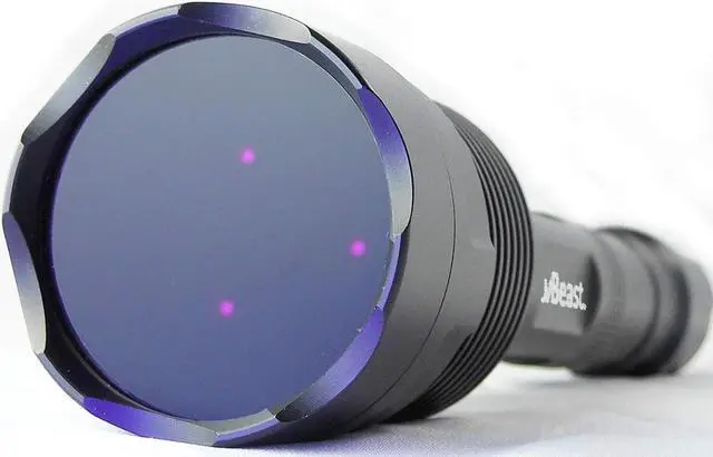 Main image of V3 365nm Black Light UV Flashlight  High Definition Ultraviolet - HIgh Power and Long Range Professional Grade Beam Best for Professional/Commercial Use  USA Stock