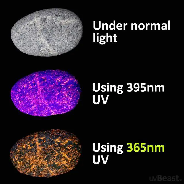 Alt view image 4 of 7 - V3 365nm Black Light UV Flashlight  High Definition Ultraviolet - HIgh Power and Long Range Professional Grade Beam Best for Professional/Commercial Use  USA Stock