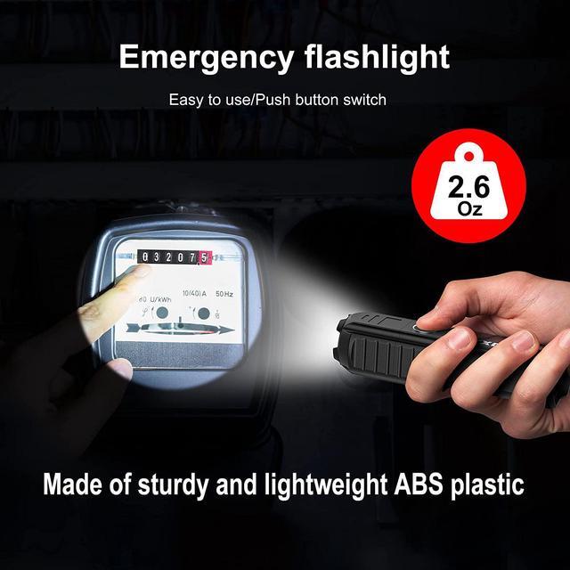 Alt view image 4 of 6 - USB Rechargeable Flashlight - Small & Bright LED Mini Flashlights, High Lumens, 4 Modes, Zoomable, The Size of Pocket Gifts for Kids (4 Pack)
