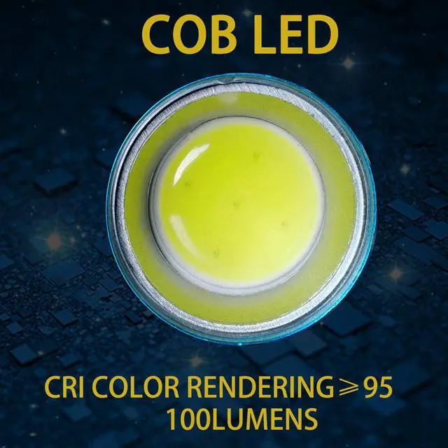 Alt view image 2 of 7 - KunHe 6 Pack Stocking Stuffers Small Mini LED Flashlight Christmas Gifts COB Flashlights for Kids 100 Lumen with Battery Bright Camping Flash Light