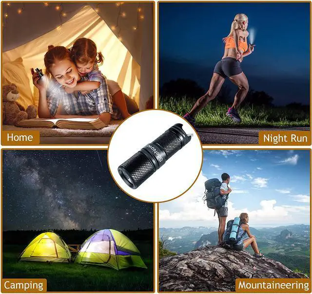 Alt view image 6 of 7 - Mini Flashlight Keychain with Micro USB Rechargeable Tiny Flashlight Brightness can Achieve up to 200 lumens for EDC Torch
