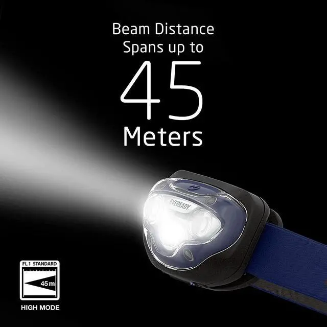 Alt view image 3 of 7 - EVEREADY LED Headlamps Pro200 [5-Pack], IPX4 Water Resistant, Bright and Durable Head Lights for Camping, Hiking, Emergency Power Outage (Batteries Included)