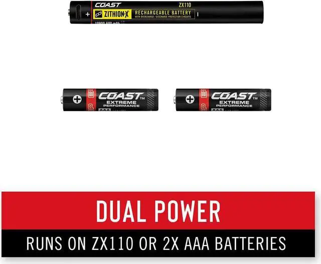 Alt view image 3 of 7 - COAST® G20 Inspection Beam LED Penlight with Adjustable Pocket Clip and Consistent Edge-To-Edge Brightness, Orange, 54 lumens