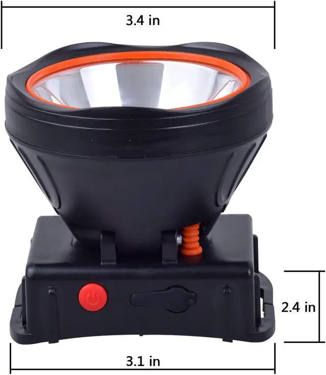 Alt view image 5 of 7 - Super Bright LED Rechargeable Headlamp Flashlight Torch HeadLamp for Mining Camping Hiking Fishing