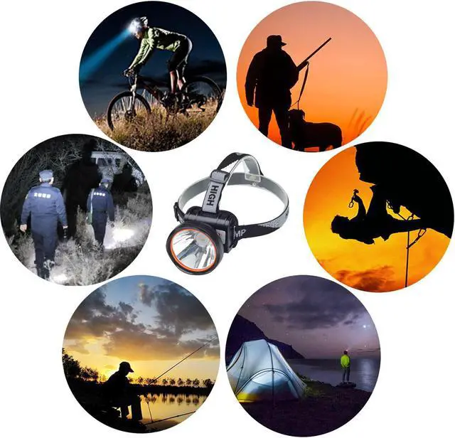 Alt view image 6 of 7 - Super Bright LED Rechargeable Headlamp Flashlight Torch HeadLamp for Mining Camping Hiking Fishing