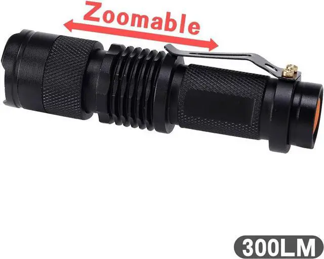Alt view image 5 of 7 - KunHe 6 Pack Small Mini Single Mode Led Handheld Flashlights Aa Battery 1 Mode Flashlight Powerful