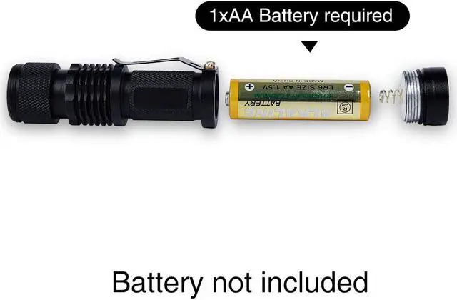 Alt view image 3 of 7 - KunHe 6 Pack Small Mini Single Mode Led Handheld Flashlights Aa Battery 1 Mode Flashlight Powerful