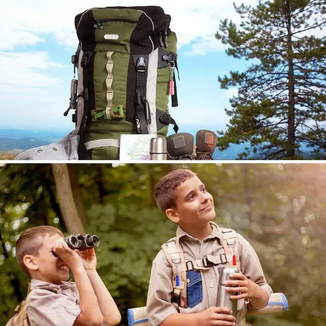 Alt view image 6 of 6 - Mudder 10 Pieces Small LED Flashlight Keychain Bright Flashlight Keychain Ring Portable Torch with Hook for Camping, Battery Included