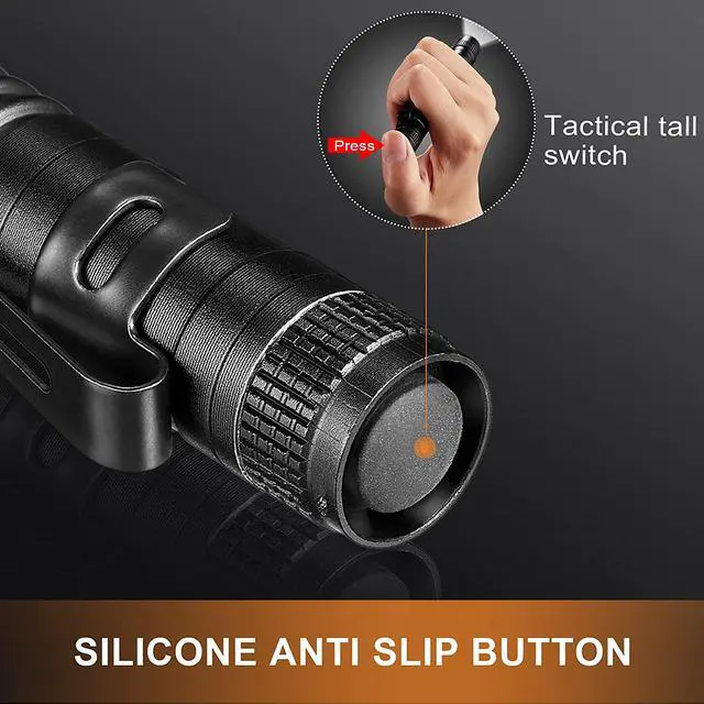 Alt view image 4 of 6 - Honoson 10 Pieces Mini Pen Light Flashlight Small LED Pen Light Aluminum Pocket Flashlight with Clip for Inspection Camping Emergency Diary Lighting(3.5 Inches)