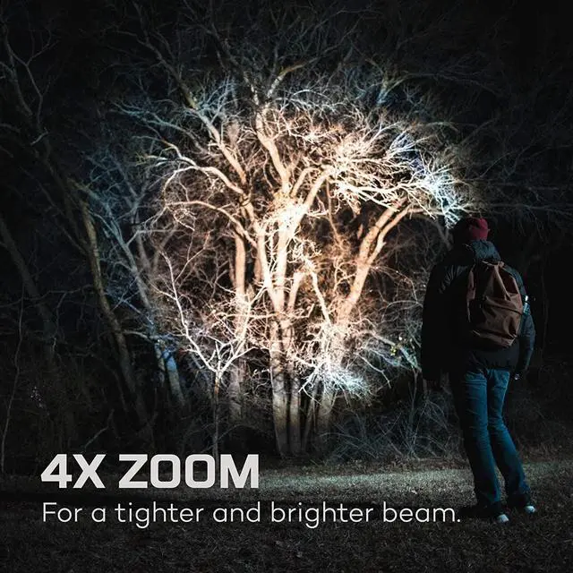 Alt view image 7 of 7 - NEBO Davinci 2000 Flashlight & Portable Charger | 2000 Lumens, 4 Light Modes, USB Rechargeable Power Bank, Waterproof, Super Bright LED Camping Light, Includes Charging Cable