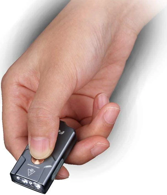 Alt view image 3 of 7 - EdisonBright Fenix E03R USB Rechargeable 260 Lumen LED Keychain Flashlight, Brand USB Charging Cable Bundle