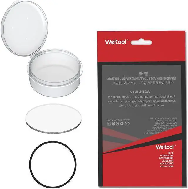 Alt view image 7 of 7 - Weltool Lens fit Maglite C or D Cell Full Size Flashlights Upgrade - Tempered Glass Lens Shatterproof and UltraClear (3 Lenses)