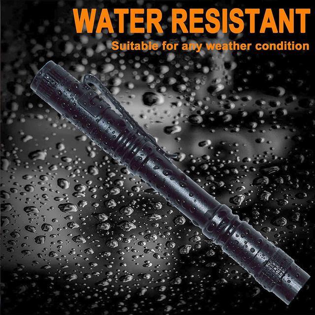 Alt view image 3 of 7 - 10 Pack Small Mini LED Flashlight Pocket Flashlight Pen Light Flashlight Tactical Flashlight with Clip Flashlights for Camping Outdoor Emergency Inspection Fathers Gifts for Dad Husband