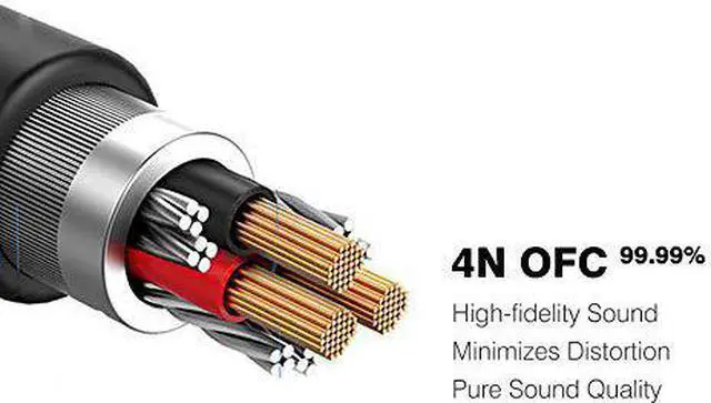 Alt view image 5 of 7 - 3.5mm Extension Cord (8 Feet/2.4Meters) TRRS 4-Pole Headphone Extension Male to Female Mic-Supported 3.5mm Audio Extender for Smartphones TV Cars Speaker Headset Microphones PC etc.