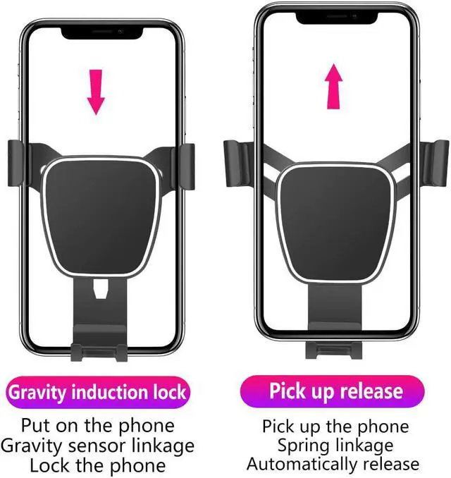 Alt view image 3 of 6 - Car Phone Holder for 2018-2022 Toyota CHR C-HR Auto Accessories Navigation Bracket Interior Decoration Mobile Cell Phone Mount