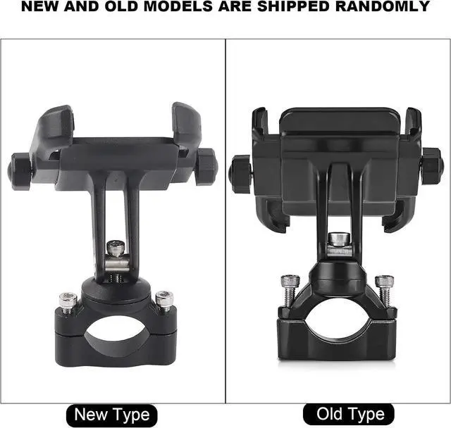 Alt view image 6 of 7 - Motorcycle Phone Holder, Adjustable Bicycle Universal Phone Mount Holder with Spanner for 4-6inch Mobile Phone Black Electronic Accessories