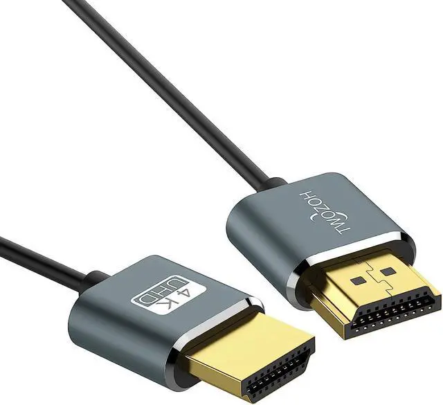 Alt view image 7 of 7 - Flexible & Slim HDMI Cable 1FT 2 Pack Ultra Thin HDMI Cord Supports High Speed 4K@60Hz 18gbps 2160P/1080P