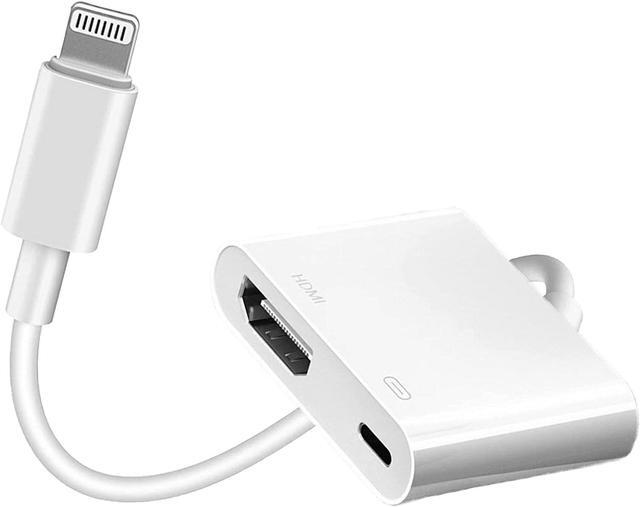 Main image of Apple MFi Certified Lightning to HDMI Digital AV Adapter 1080P HD Video HDMI Sync Screen Connector Cable with Charging Port Compatible with iPhone 14/13/12/11/ X/ 8/7/ iPad on HDTV/Projector/Monitor