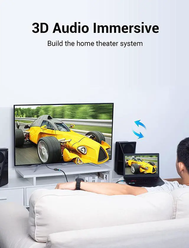 Alt view image 4 of 7 - HDMI Extension Cable 1.6FT 4K 60Hz HDMI Extender Male to Female Cord Compatible with TV  Laptop Xbox Blu-Ray PS5/PS4 Switch