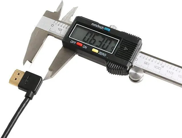 Alt view image 4 of 6 - Ultra Slim Flexible Series Both Ends in 90 Degree Right- Angle A to A HDMI 2.0 High-Speed Cable 3ft Golded Connecter 18G Supports Ethernet 3D 4K and Audio Return 3ft