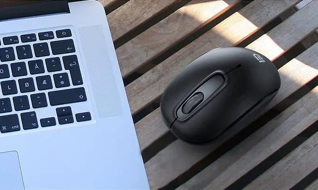 Alt view image 7 of 7 - MiraCase Comfortable 2.4 GHz Long Range Silent Wireless Mouse | 1600 DPI | 30ft Working Distance | Battery Included | Black