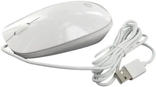 Alt view image 3 of 3 - Merapi Wired USB Optical Mouse White 853239-001 FFSUT0A