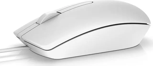 Alt view image 4 of 4 - MS116 Optical USB Wired Mouse - White