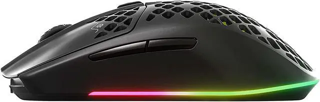 Alt view image 4 of 7 - Aerox 3 Wireless - Super Light Gaming Mouse - 18 000 CPI TrueMove Air Optical Sensor - Ultra-Lightweight 68g Water Resistant Design - 200 Hour Battery Life C Onyx