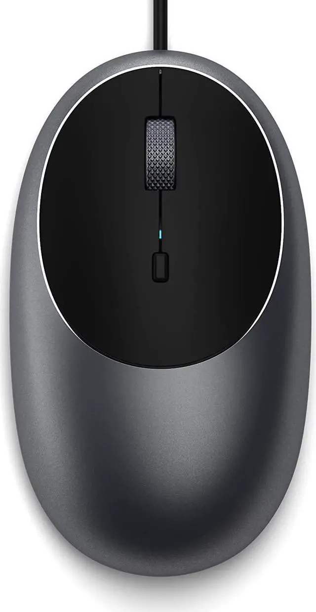 Main image of Satechi Aluminum C1 USB-C Wired Mouse  Optical Computer Mouse  for M2/ M1 MacBook Pro/Air, M2/ M1 iPad Pro/Air, M2 Mac Mini, iMac M1 (Space Gray)