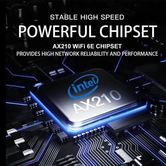 Alt view image 2 of 6 - WiFi 6E AX210 NGW Wireless Card M.2 2230/NGFF WiFi 6E Laptop Module with Bluetooth 5.3 5400Mbps Tri-Band AX210 WiFi Chip Adapter MU-MIMO Ultra-Low Latency Supports Windows 11/10 (64bit)