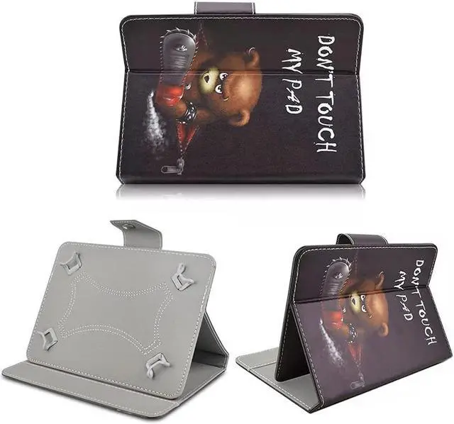 Alt view image 5 of 7 - Universal 10.1 inch Tablet Case 10 inch Tablet Cover Magnetic Closure Travel Portable Protective Folio Leather Stand Shell Case for All Kinds of 9.6-10.5 inch Android/iOS/Windows Tablet #7