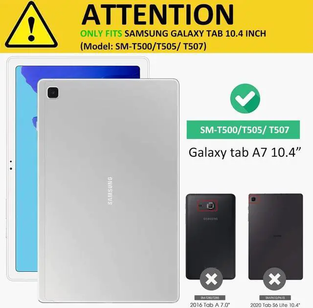 Alt view image 2 of 7 - Galaxy Tab A7 10.4'' Case with Screen Protector 2022/2020, Samsung Tab A7 Heavy Duty Shockproof Case with Kickstand Hand Strap and Shoulder Strap for SM-T500/T505/T507/T509, Green