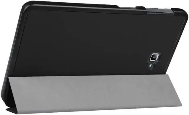 Alt view image 5 of 7 - Slim Case for Galaxy Tab A 10.1 2016 SM-T580 T585 T587 Smart Cover Stand Folio Case for Galaxy Tab A 10.1 Inch Tablet -Black