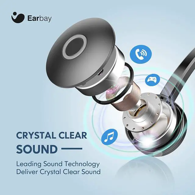 Alt view image 3 of 7 - USB Computer Headset with Microphone for Laptop PC,3.5mm Wired Stereo Call Center Headset with Microphone Noise Cancelling, Corded Desktop Headphones with Mic & Mute for Office/Telework/Home/Zoom