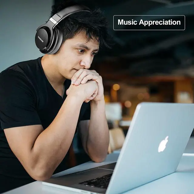 Alt view image 6 of 7 - TAKSTAR Over-Ear Monitor Headphones Bass Adjustment HiFi Stereo Dynamic Studio Noise Cancelling Headsets for Recording Monitoring  PRO 82 Black