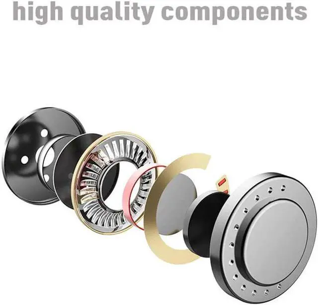 Alt view image 2 of 7 - 2Pack Earphones with Microphone Volume Control Wired Earbuds Headphones Headsets Noise Isolating Deep Bass 3.5mm plug Compatible with iPhone/iPad/Samsung/Android Phone/Tablet/Laptops/Computers(White)