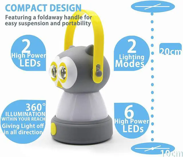 Alt view image 2 of 7 - Outdoor Equipment LED Camping Lantern & Headlamp Set for Kids, FANT.LUX Battery Powered Night Light for Emergency, Hurricane, Lightweight Tent Lamp