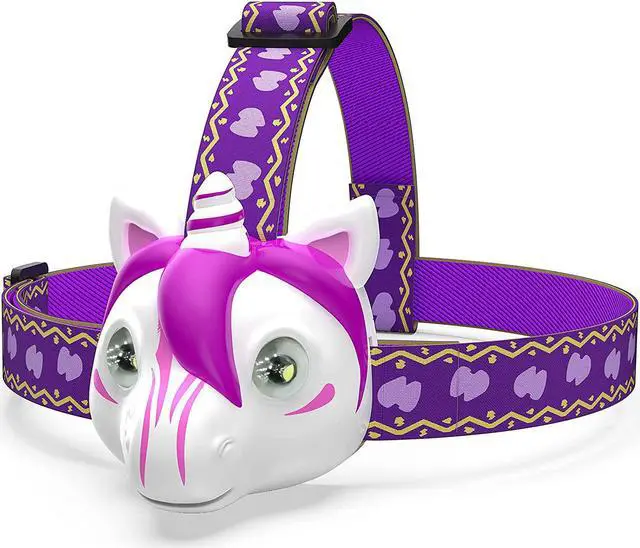 Main image of Unicorn LED Headlamp-Unicorn Headlamp for Kids Camping Accessories Unicorn Toy Head Lamp Flashlight for Boys Girls or Adults Apply to Running Camping Hiking Reading and Party.