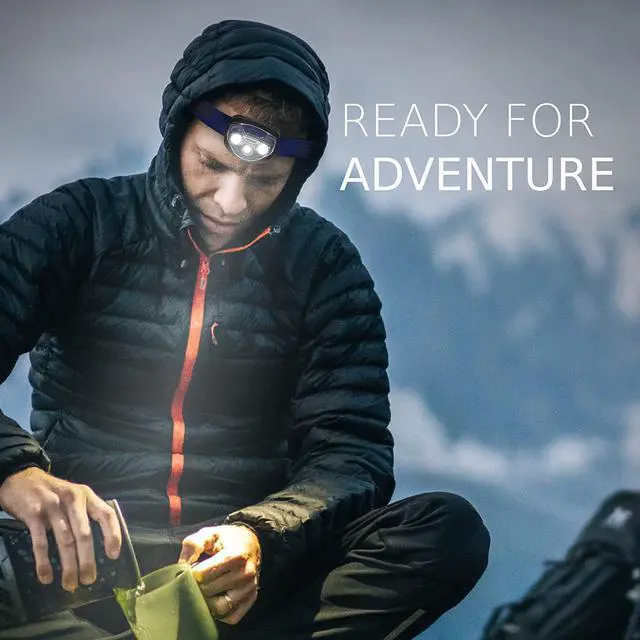 Alt view image 2 of 7 - EVEREADY LED Headlamps Pro200 [5-Pack], IPX4 Water Resistant, Bright and Durable Head Lights for Camping, Hiking, Emergency Power Outage (Batteries Included)