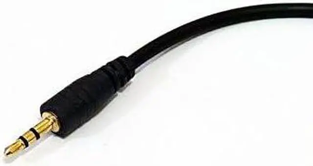 Alt view image 2 of 4 - 2.5mm Male to 3.5mm Female Headphone Jack AUX Audio Adapter Cable Cord (Black 2pcs)