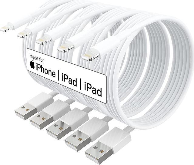 Lightning Cable Fast Charging High Speed Chargers Compatible with iPhone buy 5 Pack