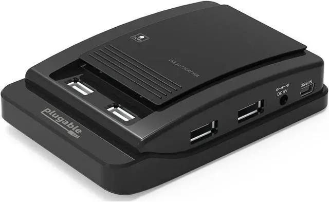 Main image of Plugable USB 2.0 7-Port High Speed Hub with 15W Power Adapter