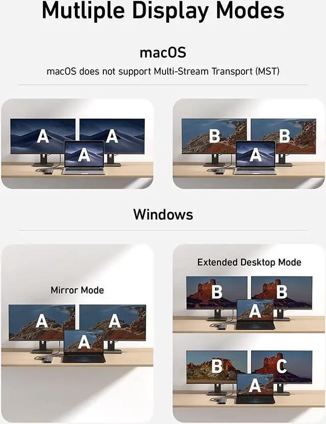 Alt view image 5 of 6 - Anker 565 11-in-1 USB C Hub, 10 Gbps USB-C and USB-A Data Ports, 4K HDMI and DisplayPort, 100W Power Delivery, 2 USB 2.0 Data Ports, Ethernet, AUX, microSD and SD Card Slots, for XPS and More