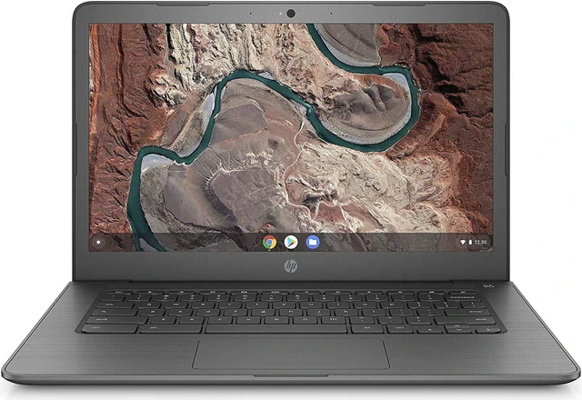 Main image of HP Chromebook 14" HD Laptop AMD A4-9120C 4 GB SDRAM, 32 GB eMMC - 14-db0020nr
